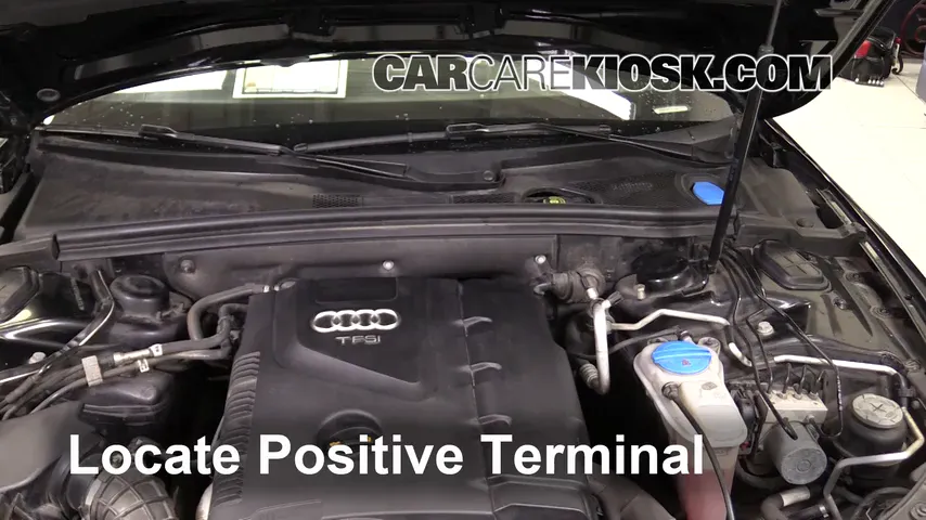 2010 Audi A5 Quattro 2.0L 4 Cyl. Turbo Battery Jumpstart